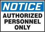 Authorized Personnel Only