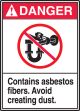 CONTAINS ASBESTOS FIBERS AVOID CREATING DUST (W/GRAPHIC)