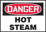 OSHA Danger Safety Label: Hot Steam