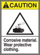 CORROSIVE MATERIAL WEAR PROTECTIVE CLOTHING (W/GRAPHIC)