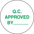 Organization / 5S / Lean, Legend: Q.C. APPROVED BY __