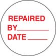REPAIRED BY ___ DATE ___