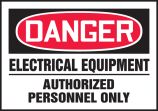 ELECTRICAL EQUIPMENT AUTHORIZED PERSONNEL ONLY