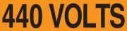 Safety Label, Legend: 440 VOLTS