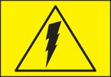 HIGH VOLTAGE SYMBOL