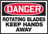 ROTATING BLADES KEEP HANDS AWAY