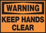 KEEP HANDS CLEAR