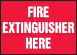 FIRE EXTINGUISHER HERE