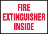 FIRE EXTINGUISHER INSIDE<BR><BR> 