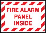 FIRE ALARM PANEL INSIDE