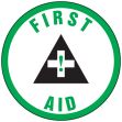 Safety Label, Legend: FIRST AID