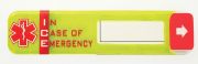 Worker Emergency ID Hard Hat Label: In Case of Emergency