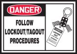 FOLLOW LOCKOUT/TAGOUT PROCEDURES (W/GRAPHIC)