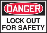 DANGER LOCKOUT FOR SAFETY<BR><BR> PELIGRO BLOQUEE POR RAZONES DE SEGURIDAD (SPANISH)