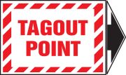 TAGOUT POINT (+ ARROW)