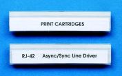 Labeling, Legend: SHELF LABEL INSERTS COMPATIBLE WITH <a href=product.cfm?pID=7A5047414A197E&>CLEAR SHELF LABEL HOLDERS</a>