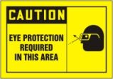 EYE PROTECTION REQUIRED IN THIS AREA (W/GRAPHIC)