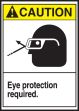 EYE PROTECTION REQUIRED (W/GRAPHIC)