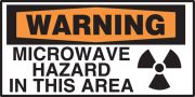 MICROWAVE HAZARD IN THIS AREA (W/GRAPHIC)