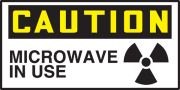 MICROWAVE IN USE (W/GRAPHIC)