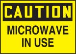 MICROWAVE IN USE