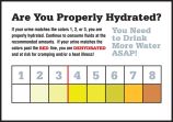 ARE YOU PROPERLY HYDRATED?