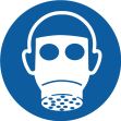 Safety Label, Legend: WEAR RESPIRATORY PROTECTION