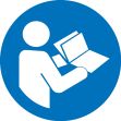 Safety Label, Legend: CONSULT TECHNICAL MANUAL FOR PROPER PROCEDURE