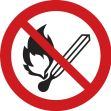 NO FIRE OR OPEN FLAME