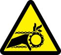 CHAIN DRIVE ENTANGLEMENT HAZARD