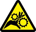 GEAR ENTANGLEMENT HAZARD