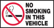 NO SMOKING IN THIS VEHICLE (W/GRAPHIC)