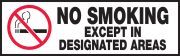 NO SMOKING EXCEPT IN DESIGNATED AREAS (W/GRAPHIC)