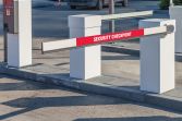 Gate Arm Sign: Security Checkpoint