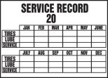 SERVICE RECORD 20