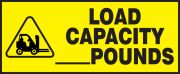 LOAD CAPACITY ___ POUNDS (W/GRAPHIC)