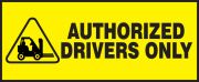 AUTHORIZED DRIVERS ONLY (W/GRAPHIC)