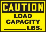 LOAD CAPACITY ___ LBS.