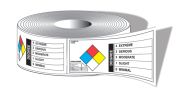 NFPA Chemical Classification Identifier Label