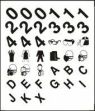 Stick-On Codes and Symbols