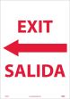 EXIT SIGN - BILINGUAL