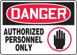 AUTHORIZED PERSONNEL ONLY (W/GRAPHIC)