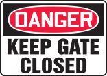 KEEP GATE CLOSED