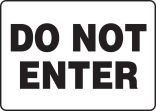 DO NOT ENTER