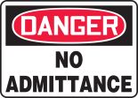 NO ADMITTANCE