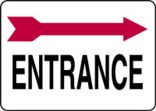 ENTRANCE W/RIGHT ARROW