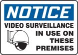 OSHA Notice Video Surveillance Sign: Video Surveillance In Use On These Premises