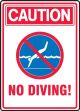 Caution No Diving!