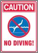 Caution No Diving!