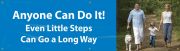 Motivation Product, Legend: ANYONE CAN DO IT! EVEN LITTLE STEPS CAN GO A LONG WAY